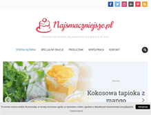 Tablet Screenshot of najsmaczniejsze.pl